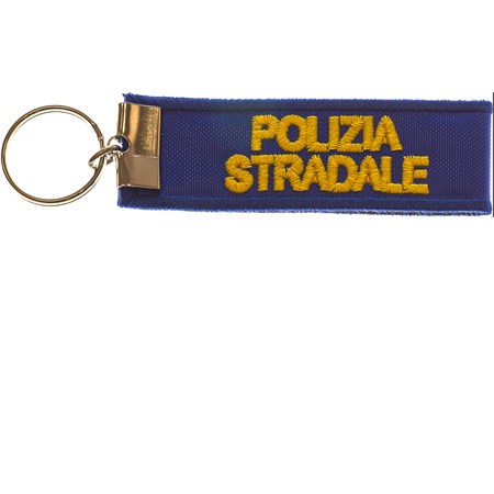 portachiavi polizia stradale in cordura