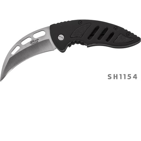 coltello in acciaio sharp lama curva