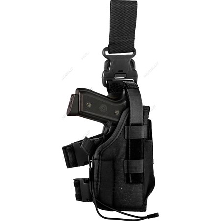 fondina cosciale nera in cordura 2