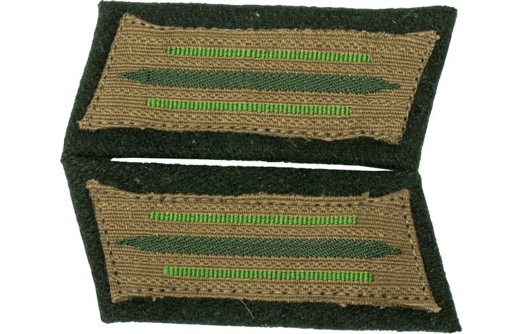  Mostrine da Colletto Tedesche Verde 