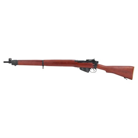 set fucile softair bolt action lee enfield no4 mk i vero legno