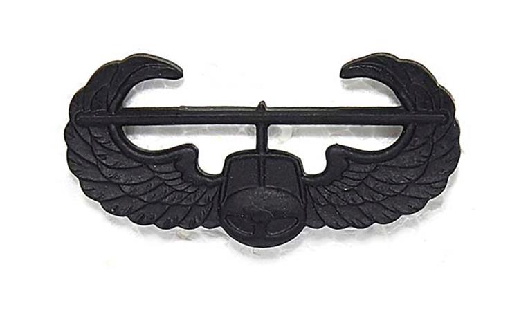  Fregio Metallico Air Assault Wing Nero 