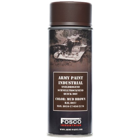 vernice spray mud brown fosco