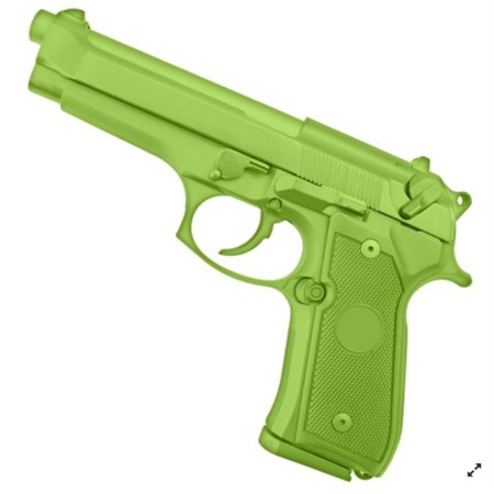 pistola in gomma da allenamento