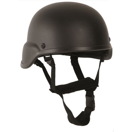 Elmetto Mitch in Fibra di Vetro Nero