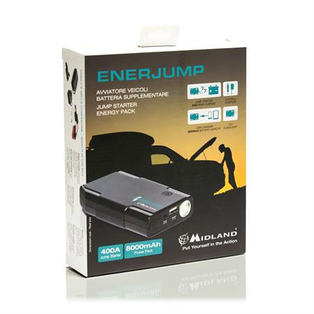 Enerjump Potente avviatore da auto e Powerbank Midland in Outdoor