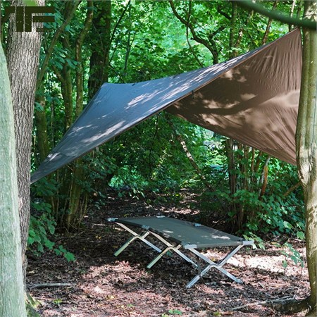 TF-2215 Tarp 3×3 m Rip-Stop – Telone con Custodia MOLLE Verde OD  in Equipaggiamento