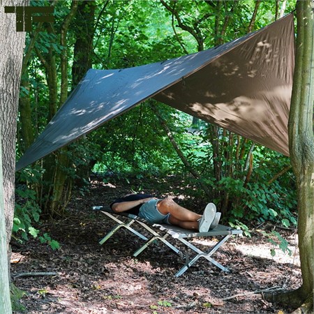 TF-2215 Tarp 3×3 m Rip-Stop – Telone con Custodia MOLLE Verde OD  in Equipaggiamento