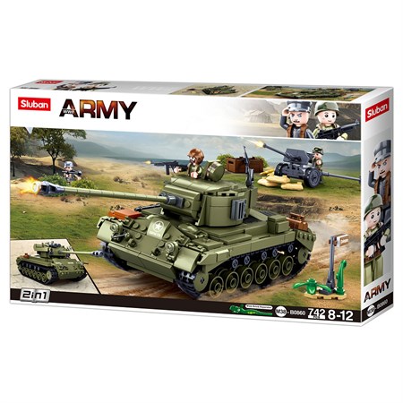 Carro Armato medio Esercito Americano Pershing T26E3 Sluban in Giochi