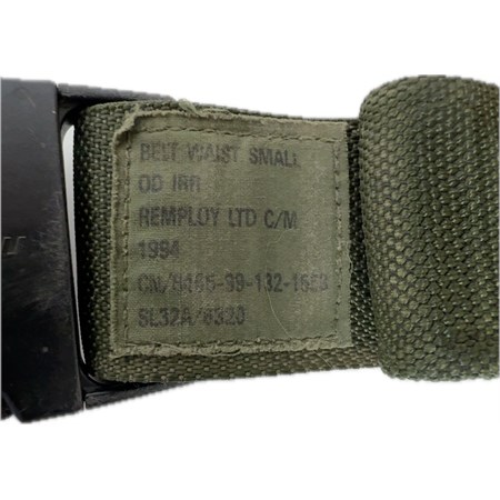 Cinturone Originale Esercito Inglese P.L.C.E. Verde Oliva    in Equipaggiamento