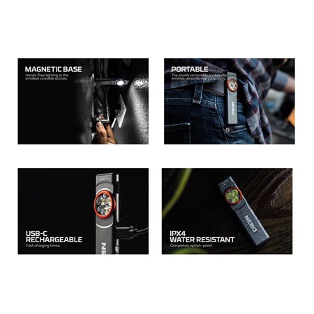 Nebo Slim Mini Torcia LED Ricaricabile 250 Lumen   in Outdoor