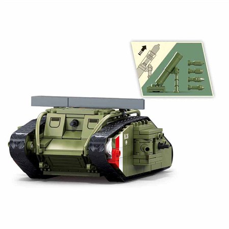 Sluban Army Assault Tank WWII – Mark V S (M38-B1296) Sluban in Giochi
