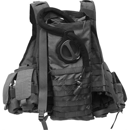 Tattico Ranger Vest Nero MFH in Equipaggiamento