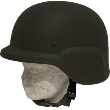 MIL-TEC Elmetto Fritz Verde MIL-TEC in Protezioni