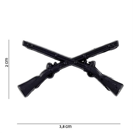 distintivo us army fucili incrociati