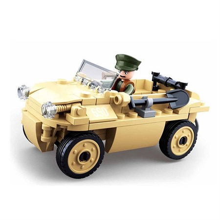 gioco a mattoncini sluban wwii german amphibious vehicle