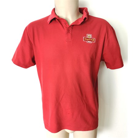 polo manica corta rossa reali poste inglesi