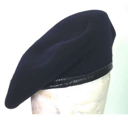 basco in lana blu scuro polizia di stato italiana