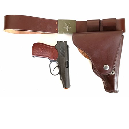 cinturone fondina e pistola makarov m51 esercito cecoslovacco