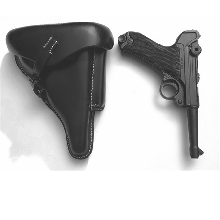 luger p08 denix e fondina in cuoio per p08