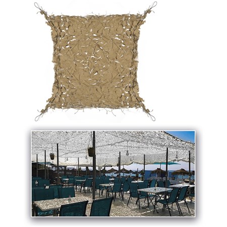 rete fogliata shadow sail desert