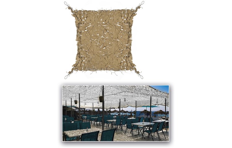  Rete Fogliata Shadow Sail Desert 