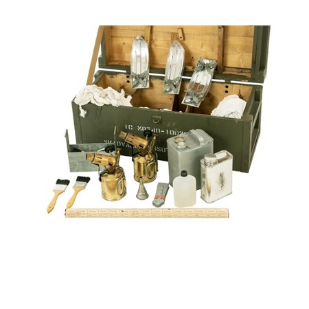  Scatola per riparazione sci – Esercito Svedese Originale  in Articoli Militari