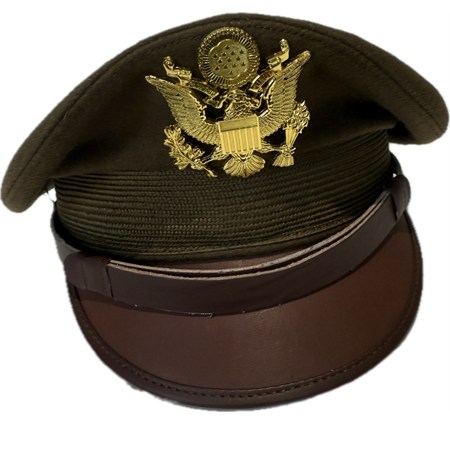 cappello da ufficiale esercito americano wwii crush cap