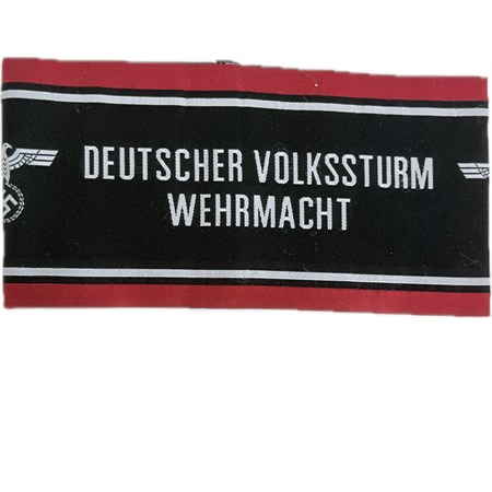  Fascia da Braccio Volkssturm – Riproduzione  in Reenactment