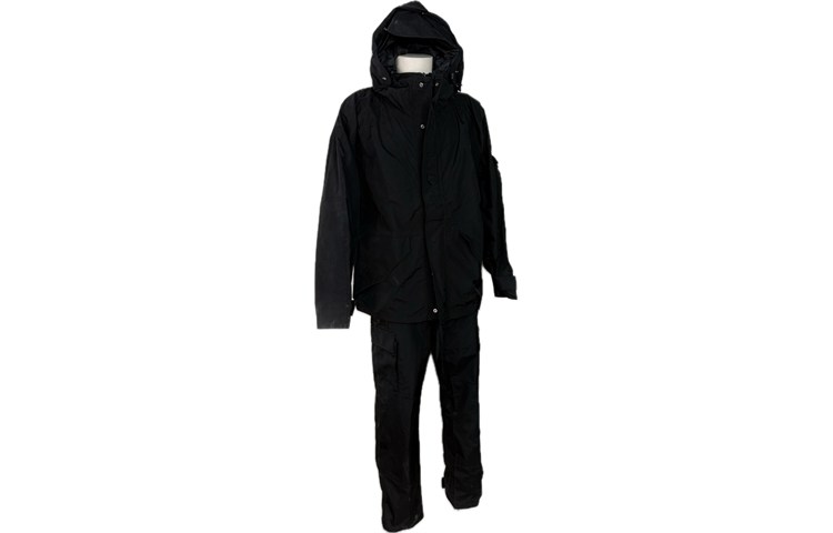  Completo Impermeabile Trilaminato Nero ECWCS USA 