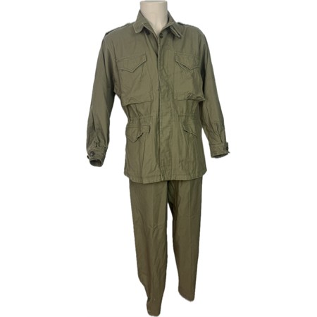  Completo Giacca e Pantaloni M1943 OD3 Esercito Americano WW2  in Reenactment