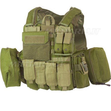 gilet tattico d5 bav10 verde