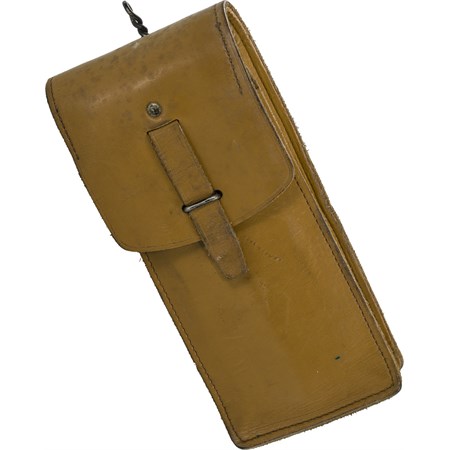 portacaricatori in cuoio originale esercito francese