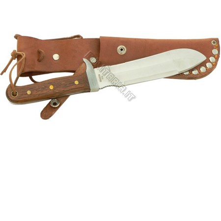 coltello fallschirmjager fodero in cuoio