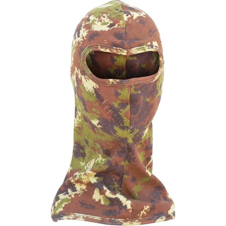 balaclava vegetata in cotone elasticizzato