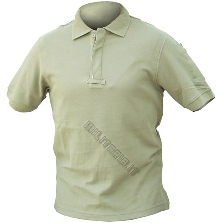 polo cotone warrior wear tan 100 cotone