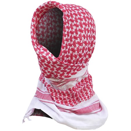 Shemag Bianco Rossa