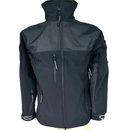 soft shell tattico nero patton
